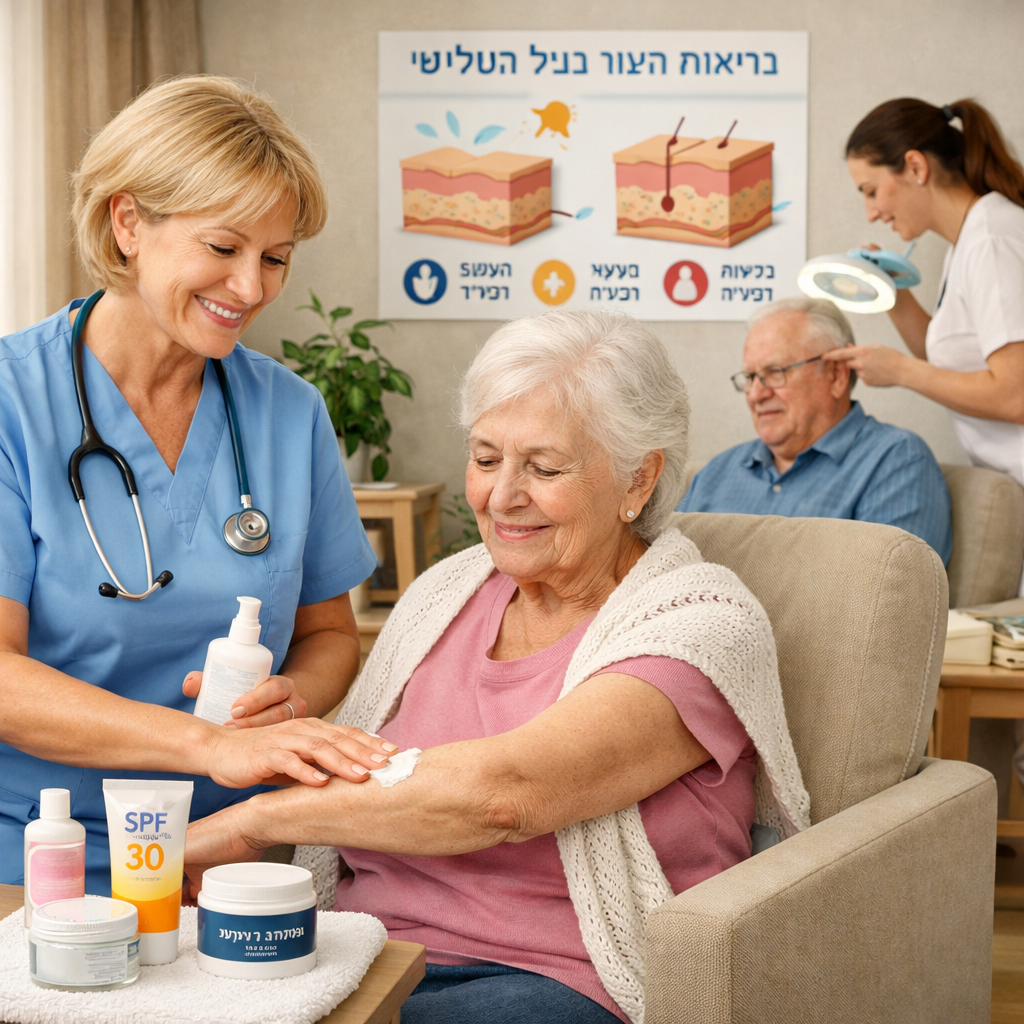 בריאות העור בגיל השלישי